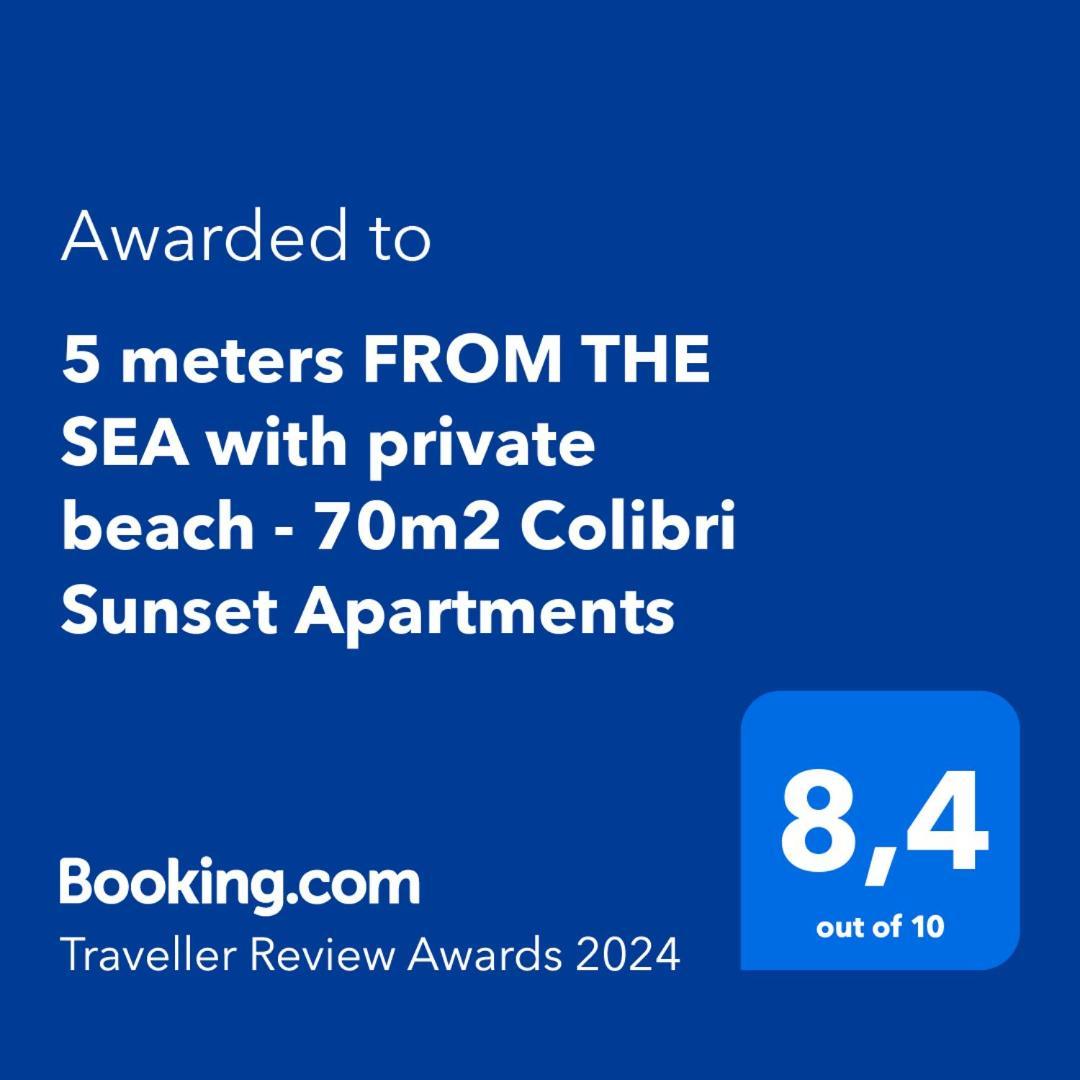 5 Meters From The Sea With Private Beach - 70M2 Colibri Sunset Apartments Sveti Petar  Dış mekan fotoğraf